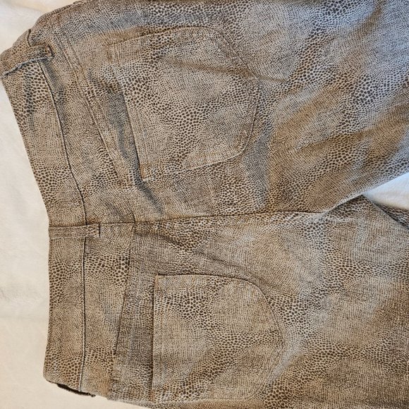 Pants, Chicos Platinum Animal print Cotton and Lycra, Jean style. - Picture 5 of 6